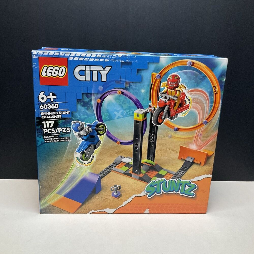 Lego City 60360 Spinning Stunt Challenge Building Toy Set - NEW IN BOX Sealed